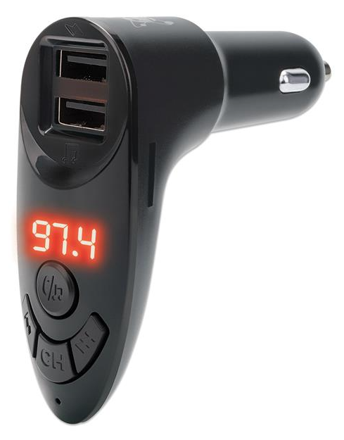 Manhattan Bluetooth FM Transmitter With Dual USB Ports