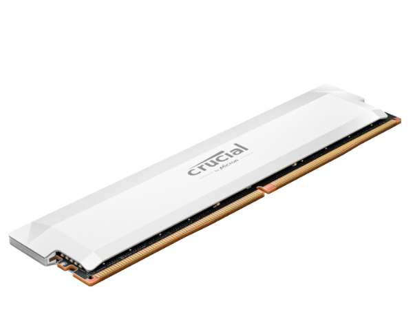 Crucial Pro Overclocking 16GB 6400Mhz DDR5 Desktop Memory White