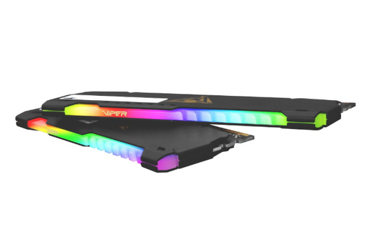 Patriot Vipersteel 32GB KIT (2x16GB) 3600MHz DDR4 Desktop Gaming Memory RGB