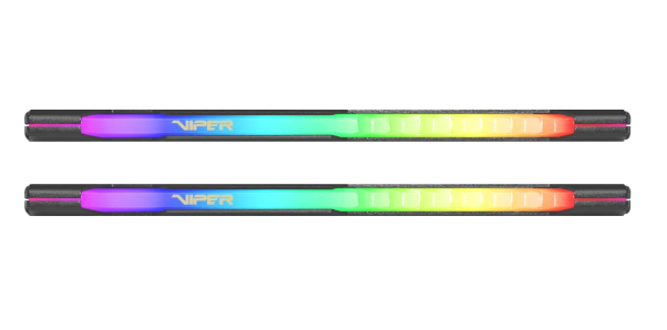 Patriot Vipersteel 32GB KIT (2x16GB) 3600MHz DDR4 Desktop Gaming Memory RGB