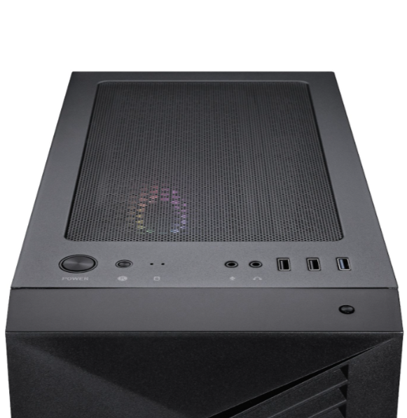 MSI PRO FORGE M050A Micro-ATX Gaming Chassis – Black