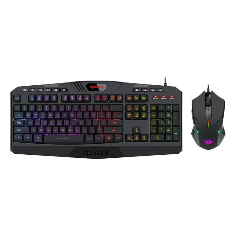 REDRAGON 2 in 1 (K503A-RGB and M601) Gaming Combo 1 – Black