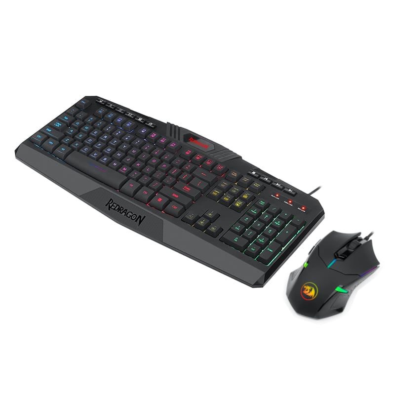 REDRAGON 2 in 1 (K503A-RGB and M601) Gaming Combo 1 – Black