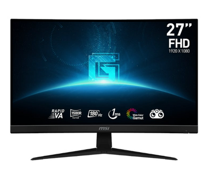 MSI G27C4 E3 27″ Gaming Monitor 1920 x 1080 (FHD) VA 170Hz FreeSync Premium HDMI Displayport Tilt Black