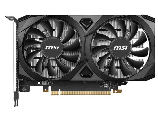 MSI Nvidia GeForce RTX 3050 Ventus 2X 6G OC GDDR6 96-BIT Graphics Card