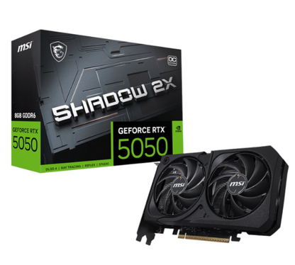 MSI Nvidia GeForce RTX 5050 Shadow 2X OC 8GB Graphics Card