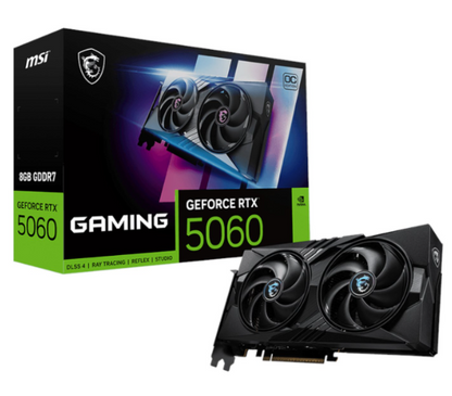 MSI GeForce RTX 5060 8GB GAMING OC Graphics Card