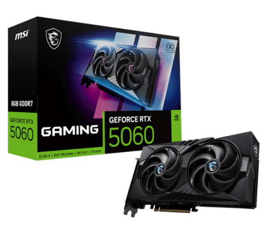 MSI GeForce RTX 5060 8GB GAMING OC Graphics Card