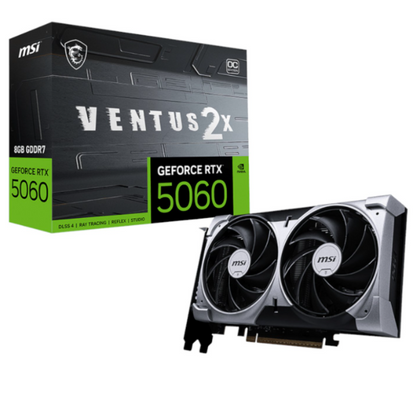 MSI GeForce RTX 5060 VENTUS 2X OC 8GB GDDR7 Graphics Card
