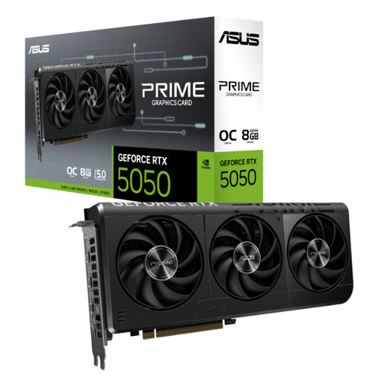 ASUS Nvidia GeForce RTX 5050 Prime OC 8GB GDDR6 Graphics Card
