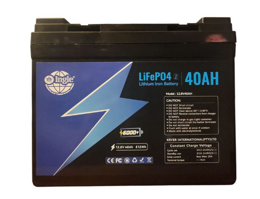 Ingle 12.8v 40ah Lithium Ion Battery