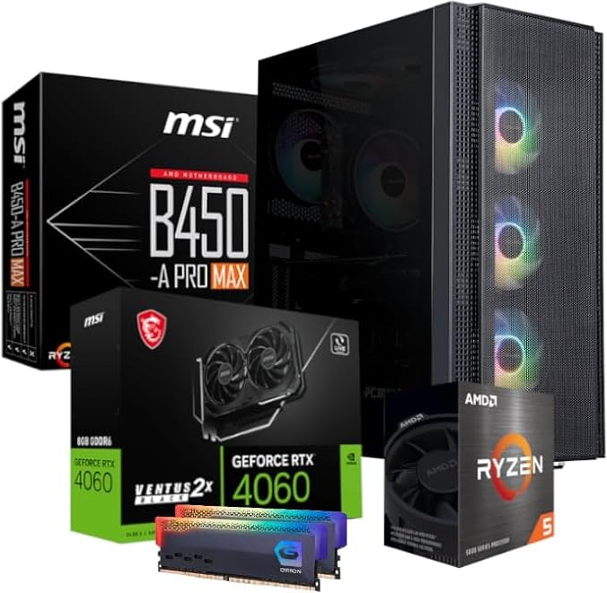 PCBuilder AMD Ryzen 5 5600X TITAN Windows 11 Gaming PC