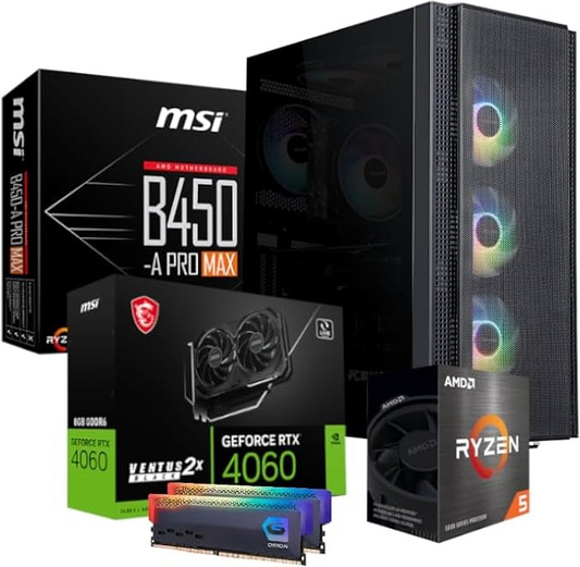 PCBuilder AMD Ryzen 5 5600X TITAN Windows 11 Gaming PC