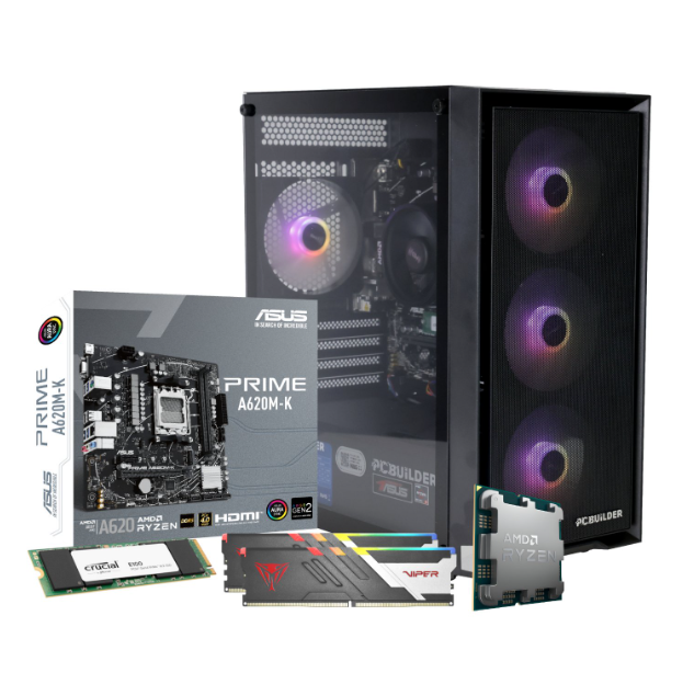 PCBuilder Ryzen 5 8600G WARDEN Windows 11 Gaming PC