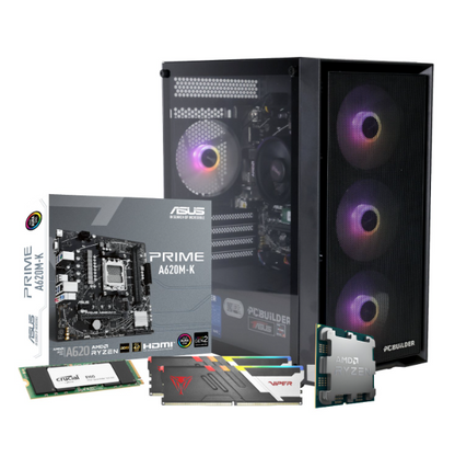 PCBuilder Ryzen 5 8600G WARDEN Windows 11 Gaming PC
