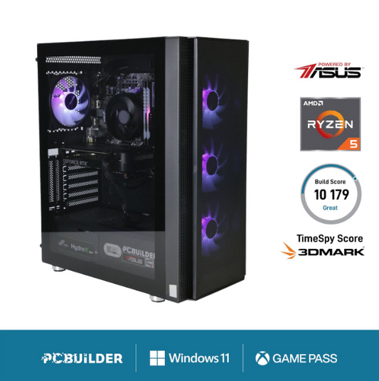 PCBuilder Ryzen 5 5600X TITAN Windows 11 Gaming PC