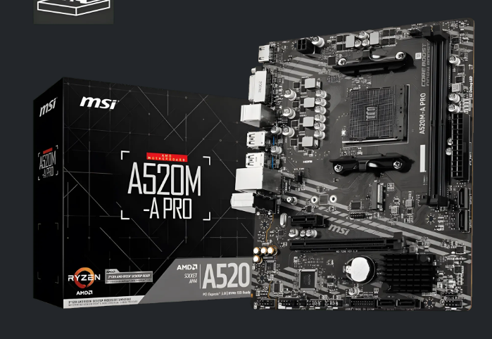 AMD RYZEN 5 3600 A520M-A PRO 16GB 3200MHz Upgrade Kit (OEM No Packaging) + KLEVV 16GB (8GB x 2) 3200MHz DDR4 Desktop Memory  (OEM No Packaging) / Discrete GPU Required - No Integrated Graphics + Standard Cooler