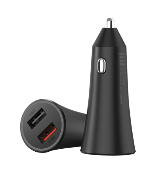 Xiaomi 37W Dual-Port Car Charger – Black