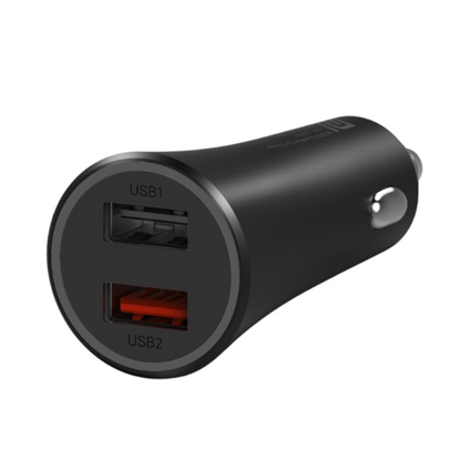 Xiaomi 37W Dual-Port Car Charger – Black