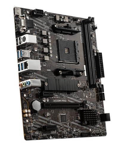 MSI A520M-PRO AMD AM4 MATX Gaming Motherboard