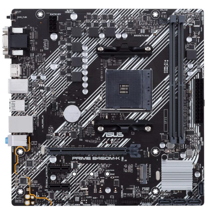 ASUS PRIME B450M-K II mATX Motherboard – AM4, DDR4, HDMI, M.2, USB3.2