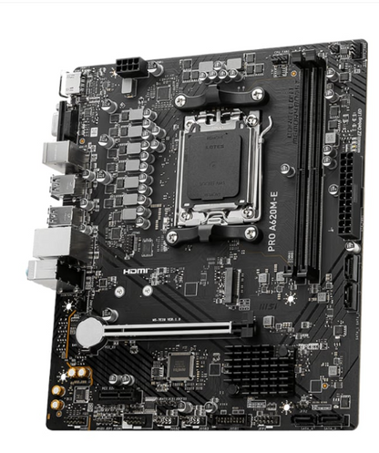 MSI A620M-E PRO AMD AM5 MATX Gaming Motherboard