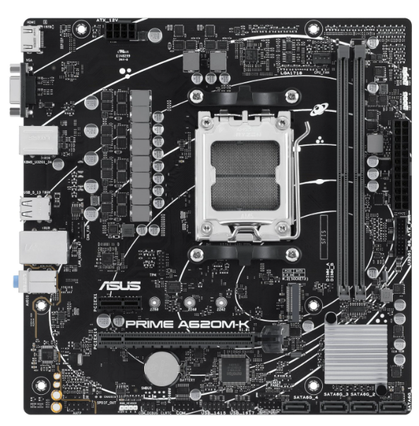 ASUS Prime A620M-K AM5 DDR5 M-ATX Motherboard