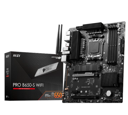 MSI PRO B650-S Wi-Fi AMD AM5 ATX Gaming Motherboard