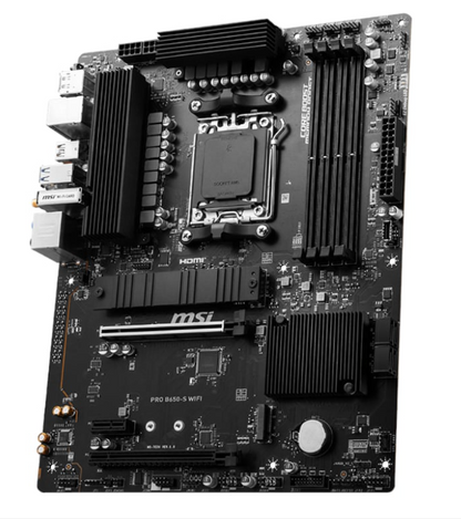 MSI PRO B650-S Wi-Fi AMD AM5 ATX Gaming Motherboard