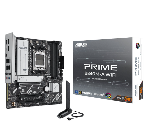 Asus PRIME B840M-A WIFI M-ATX Gaming Motherboard