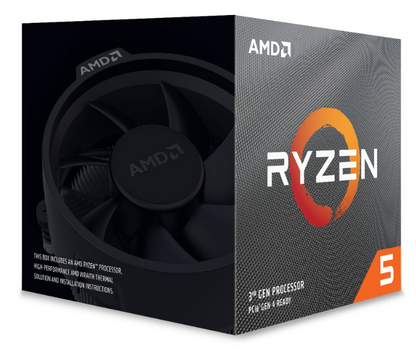 AMD RYZEN 5 3600 A520M-A PRO 16GB 3200MHz Upgrade Kit (OEM No Packaging) + KLEVV 16GB (8GB x 2) 3200MHz DDR4 Desktop Memory  (OEM No Packaging) / Discrete GPU Required - No Integrated Graphics + Standard Cooler