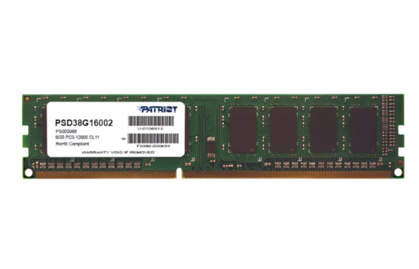 Patriot Signature Line 8GB 1600MHz DDR3 Single Rank Desktop Memory