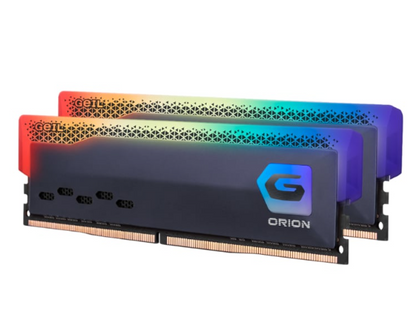 Geil Orion RGB 16GB KIT(2X8GB) 3600MHz DDR4 Desktop Gaming Memory – Grey