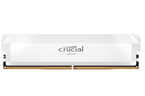 Crucial Pro Overclocking 16GB 6400Mhz DDR5 Desktop Memory White