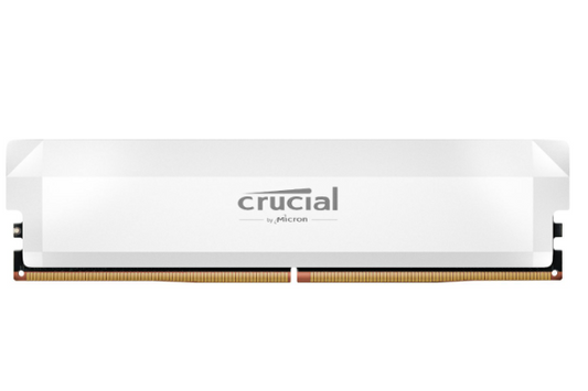 Crucial Pro Overclocking 16GB 6400Mhz DDR5 Desktop Memory White