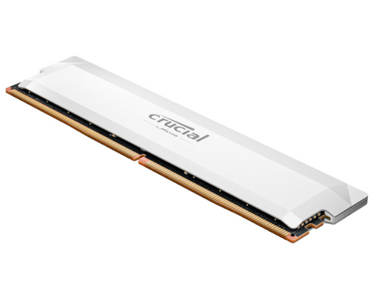 Crucial Pro Overclocking 16GB 6400Mhz DDR5 Desktop Memory White