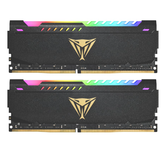 Patriot Vipersteel 32GB KIT (2x16GB) 3600MHz DDR4 Desktop Gaming Memory RGB