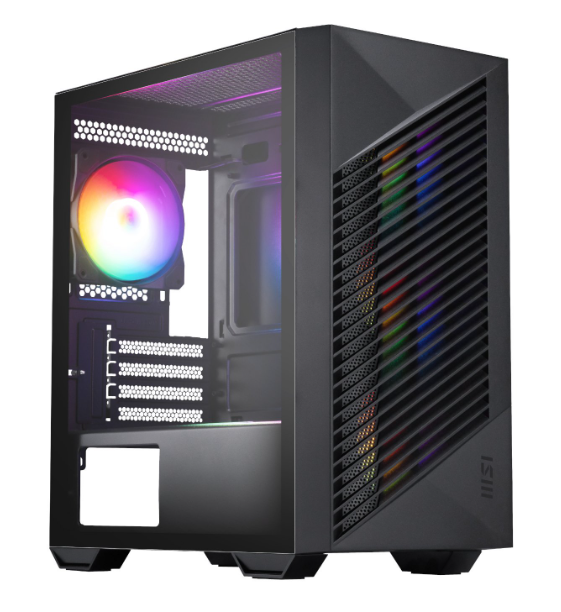 MSI PRO FORGE M050A Micro-ATX Gaming Chassis – Black