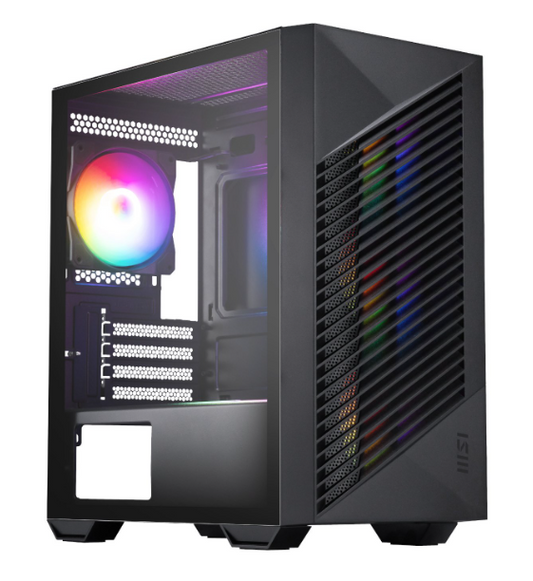 MSI PRO FORGE M050A Micro-ATX Gaming Chassis – Black
