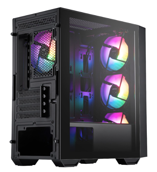 MSI PRO FORGE M050A Micro-ATX Gaming Chassis – Black