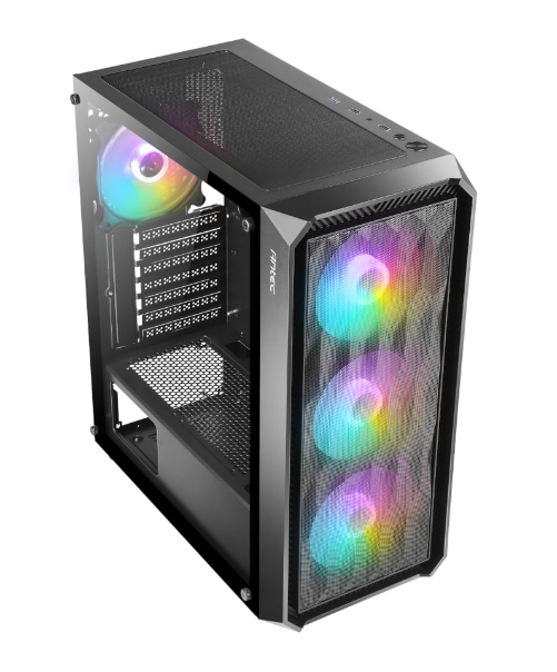 Antec NX292 ATX | Micro-ATX | ITX ARGB Mid-Tower Gaming Chassis – Black