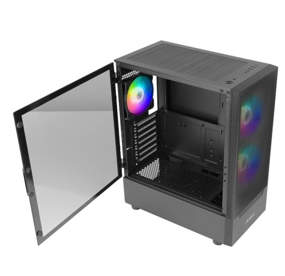 Antec NX410 V2 ATX | Micro-ATX | ITX ARGB Mid-Tower Gaming Chassis – Black