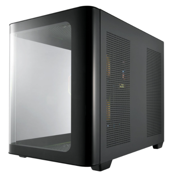 FSP S380 ARGB M-ATX Mid Tower Gaming Chassis – Black