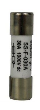 Solarix 30A Solar Photovoltaic Fuse 38mm X 10mm